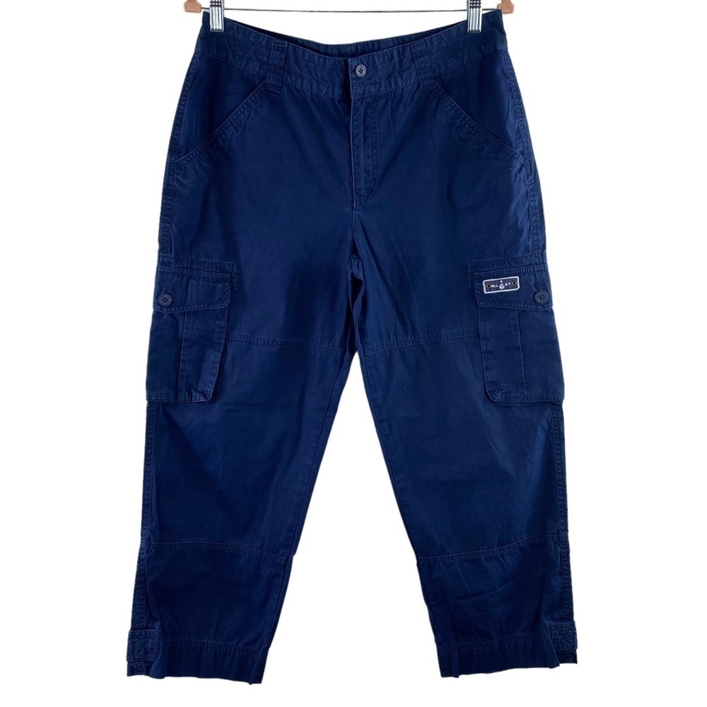 Lauren Ralph Lauren Women's RLL 67 Nautical Cargo Crop Pants Sz 10